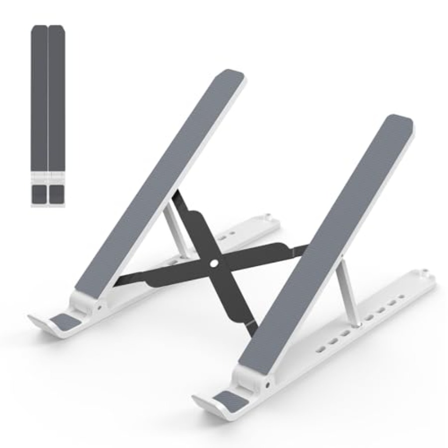 Laptop Stand Bamboo - Laptop Stand for Desk, Adjustable Laptop