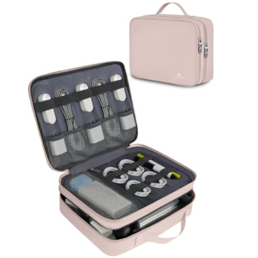 Tech Accessories Travel Case - Travel Cord Organizer for Women Large