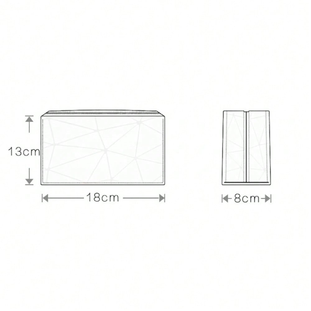 Geometric Luminous Makeup Bag  - مراجعة Tech Accessories Travel Case وسعره