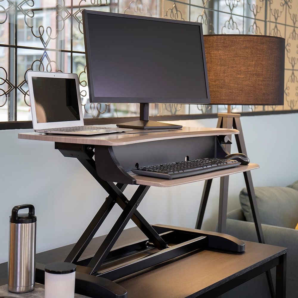 Mini Small Standing Desk Conve - مراجعة Laptop Stand Bamboo وسعره