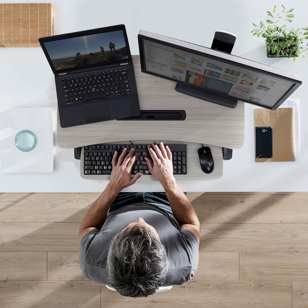 Mini Small Standing Desk Conve - مراجعة Laptop Stand Bamboo وسعره