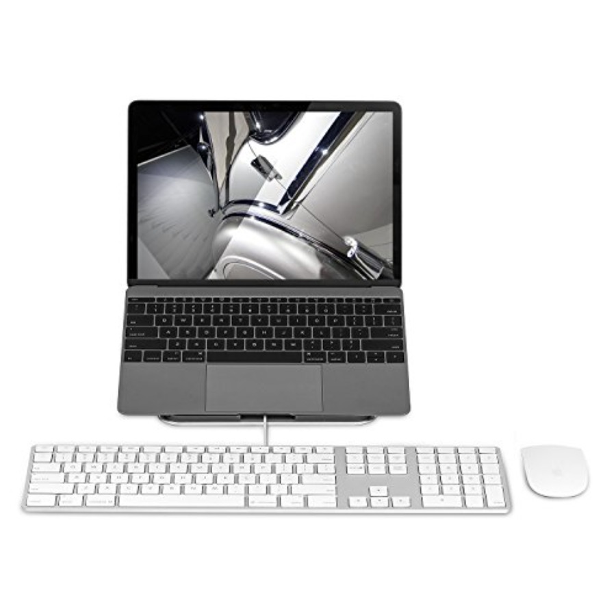 Tilted Laptop Riser for MacBoo - مراجعة Laptop Stand Bamboo وسعره