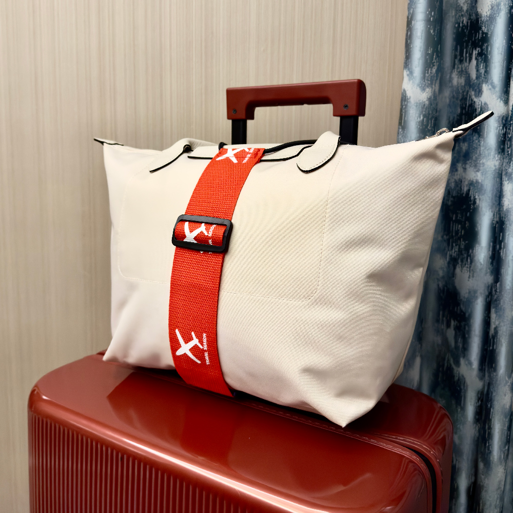 Aircraft printed nylon luggage - مراجعة Tech Accessories For Travel وسعره