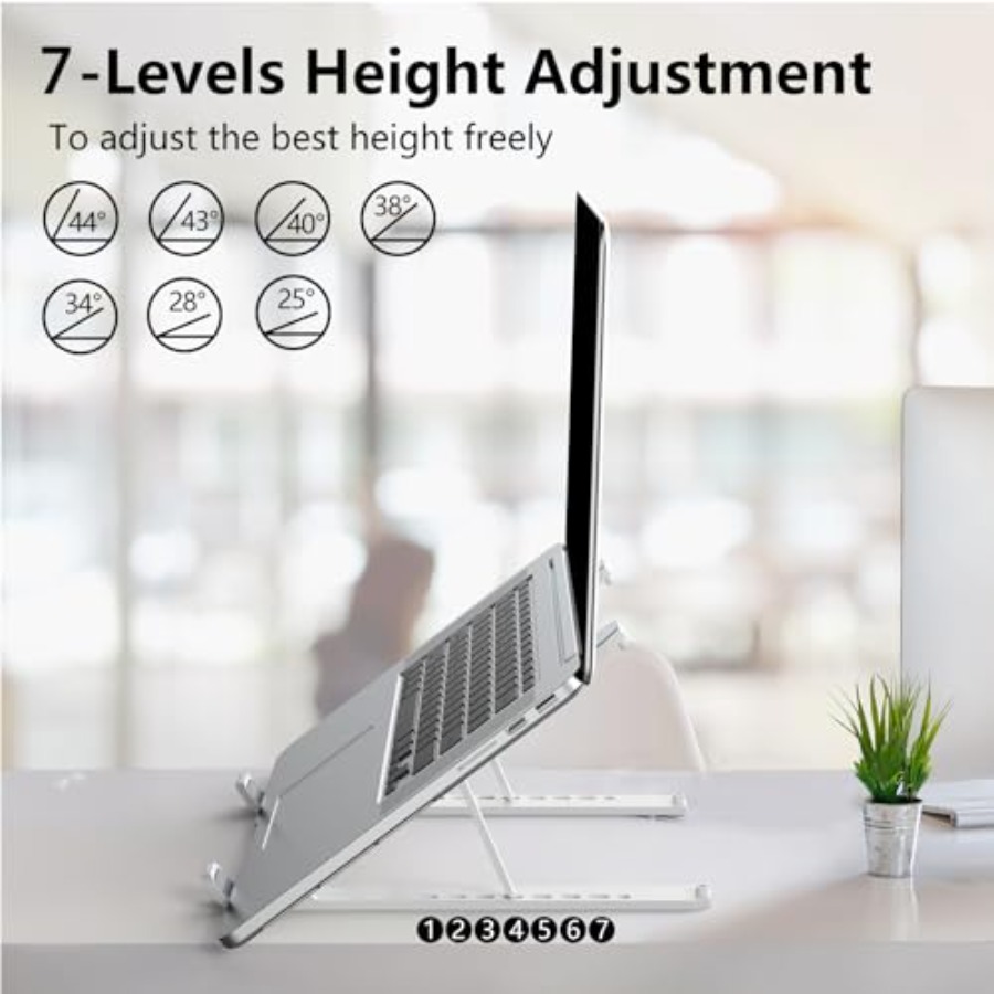 Laptop Stand for Desk, Adjusta - مراجعة Laptop Stand Bamboo وسعره