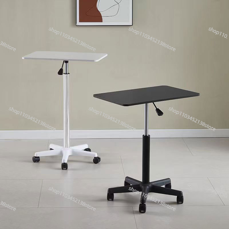 Pulley Mobile Small Table Stan - مراجعة Laptop Stand Bamboo وسعره