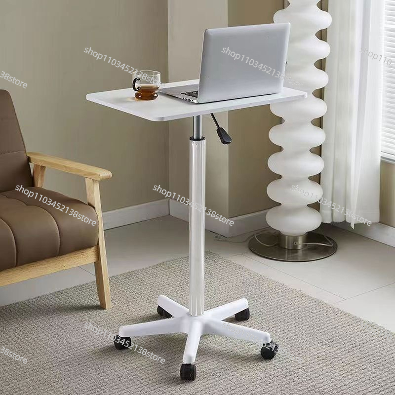 Pulley Mobile Small Table Stan - مراجعة Laptop Stand Bamboo وسعره