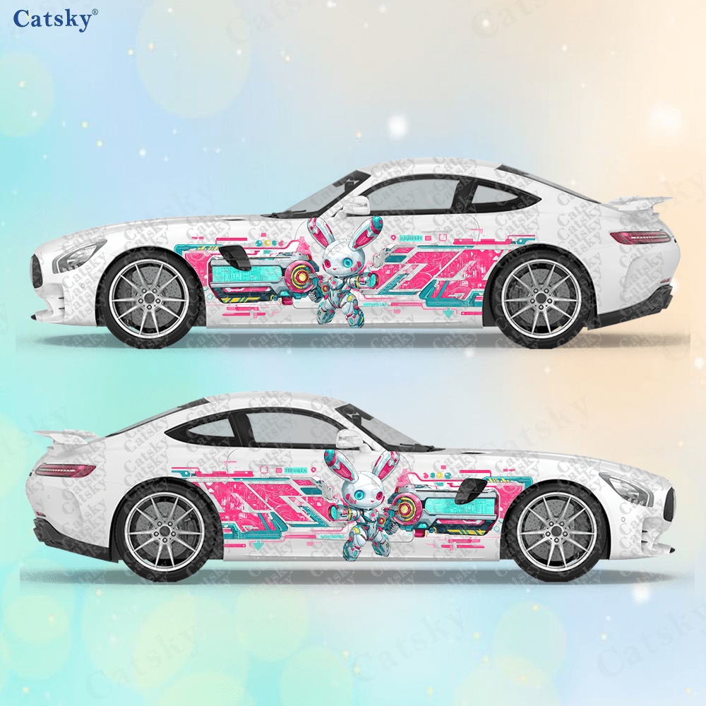 2pcs Cyberpunk Line Tech Bunny - مراجعة Tech Accessories Gifts وسعره