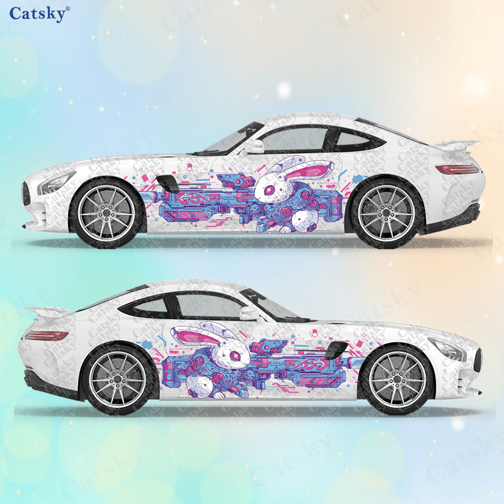 2pcs Cyberpunk Line Tech Bunny - مراجعة Tech Accessories Gifts وسعره