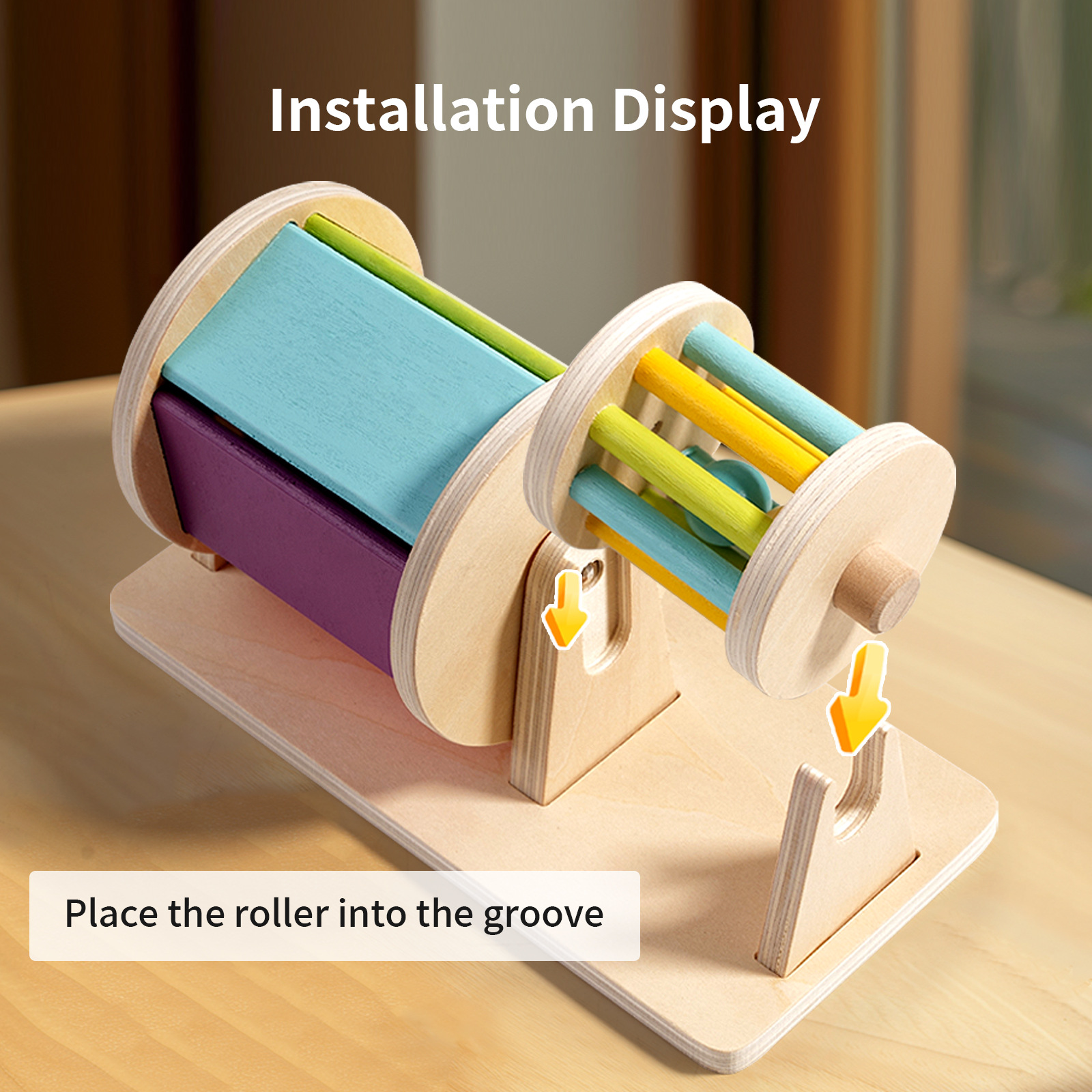 Wooden Montessori Color Rollin - مراجعة Tech Accessories Gifts وسعره