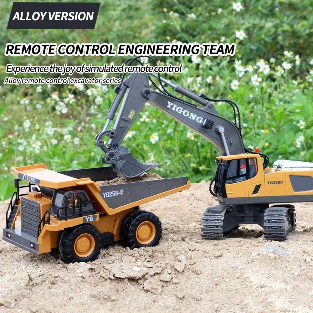 Excavator Dump Trucks 2.4G Hig - مراجعة Tech Accessories Gifts وسعره