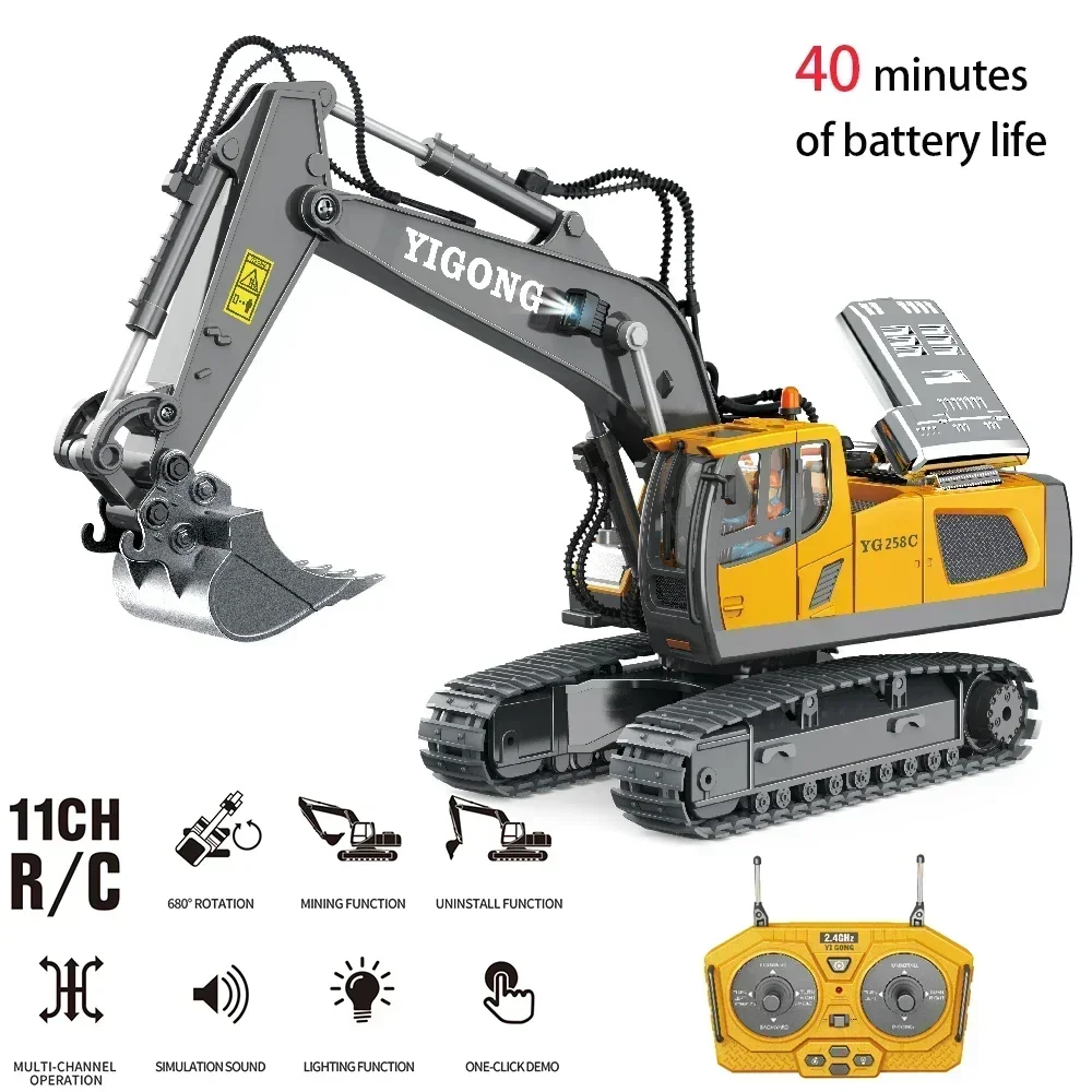 Excavator Dump Trucks 2.4G Hig - مراجعة Tech Accessories Gifts وسعره