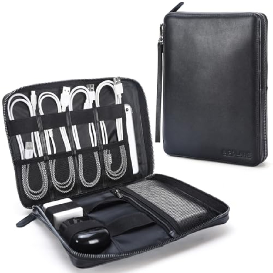 Travel cable organizer case fo - مراجعة Tech Accessories Travel Case وسعره