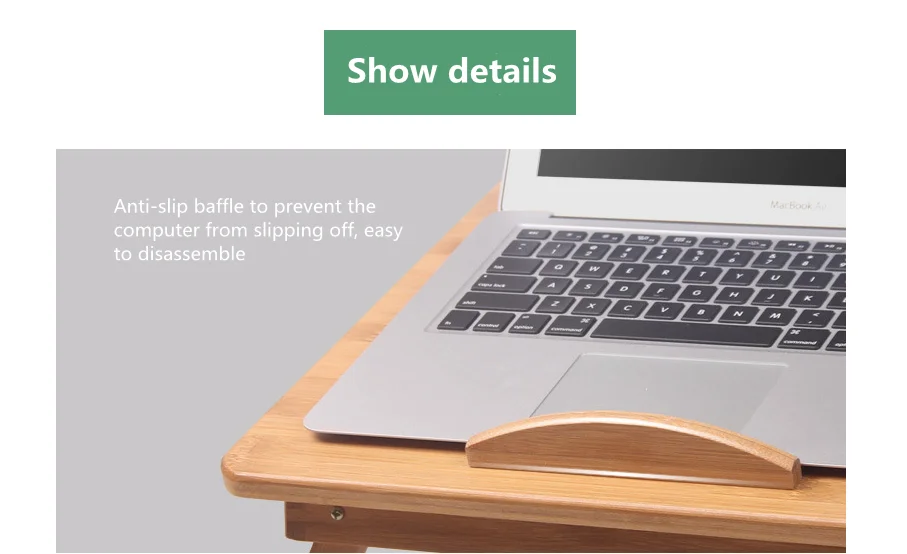 for Folding Multifunction Lapt - مراجعة Laptop Stand Bamboo وسعره