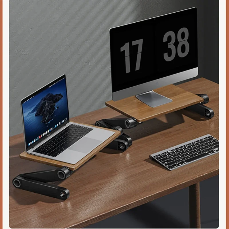 Solid Wood Laptop Height Stand - مراجعة Laptop Stand Bamboo وسعره