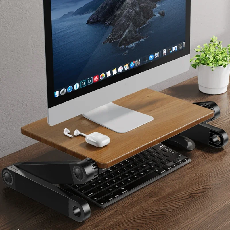 Solid Wood Laptop Height Stand - مراجعة Laptop Stand Bamboo وسعره