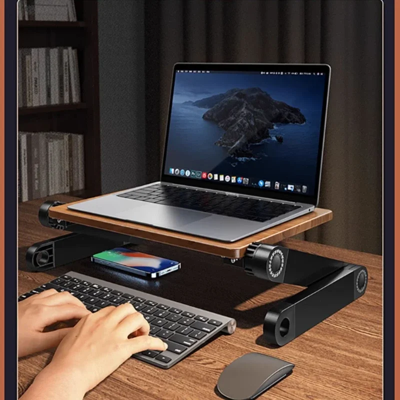 Solid Wood Laptop Height Stand - مراجعة Laptop Stand Bamboo وسعره
