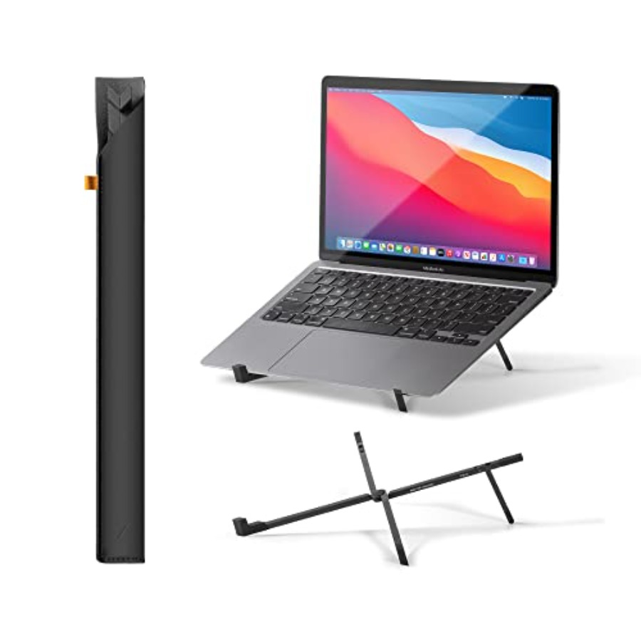 Fold Laptop Stand Ultra-Slim F - مراجعة Laptop Stand Bamboo وسعره
