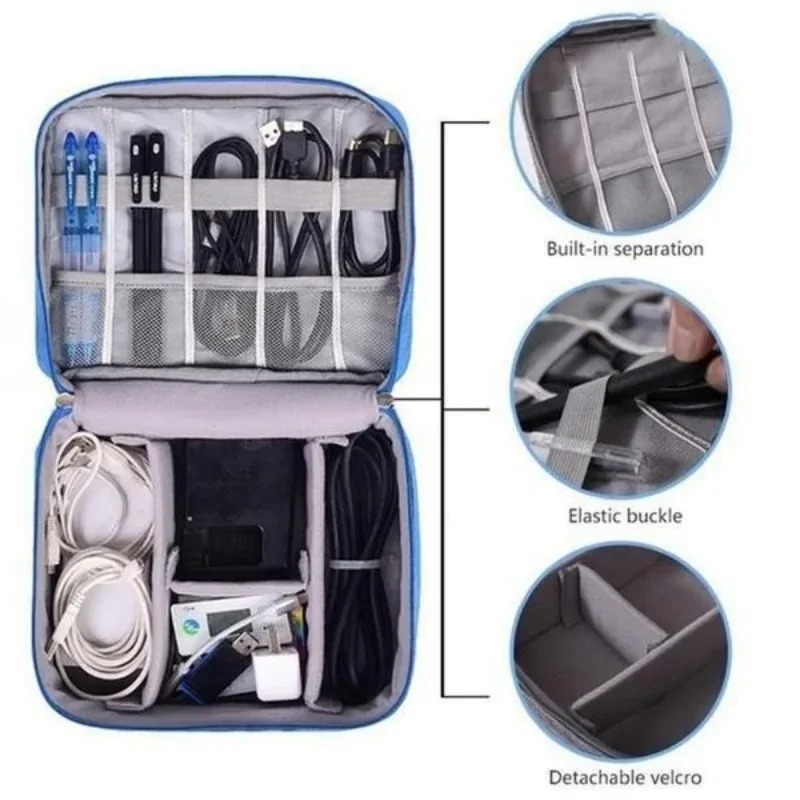 Electronics Organizer Travel C - مراجعة Tech Accessories Travel Case وسعره
