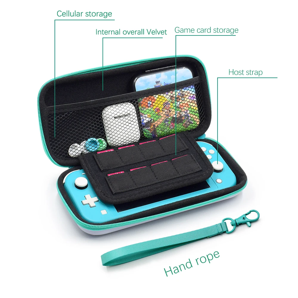 For Nintend Lite Console Stora - مراجعة Tech Accessories Travel Case وسعره