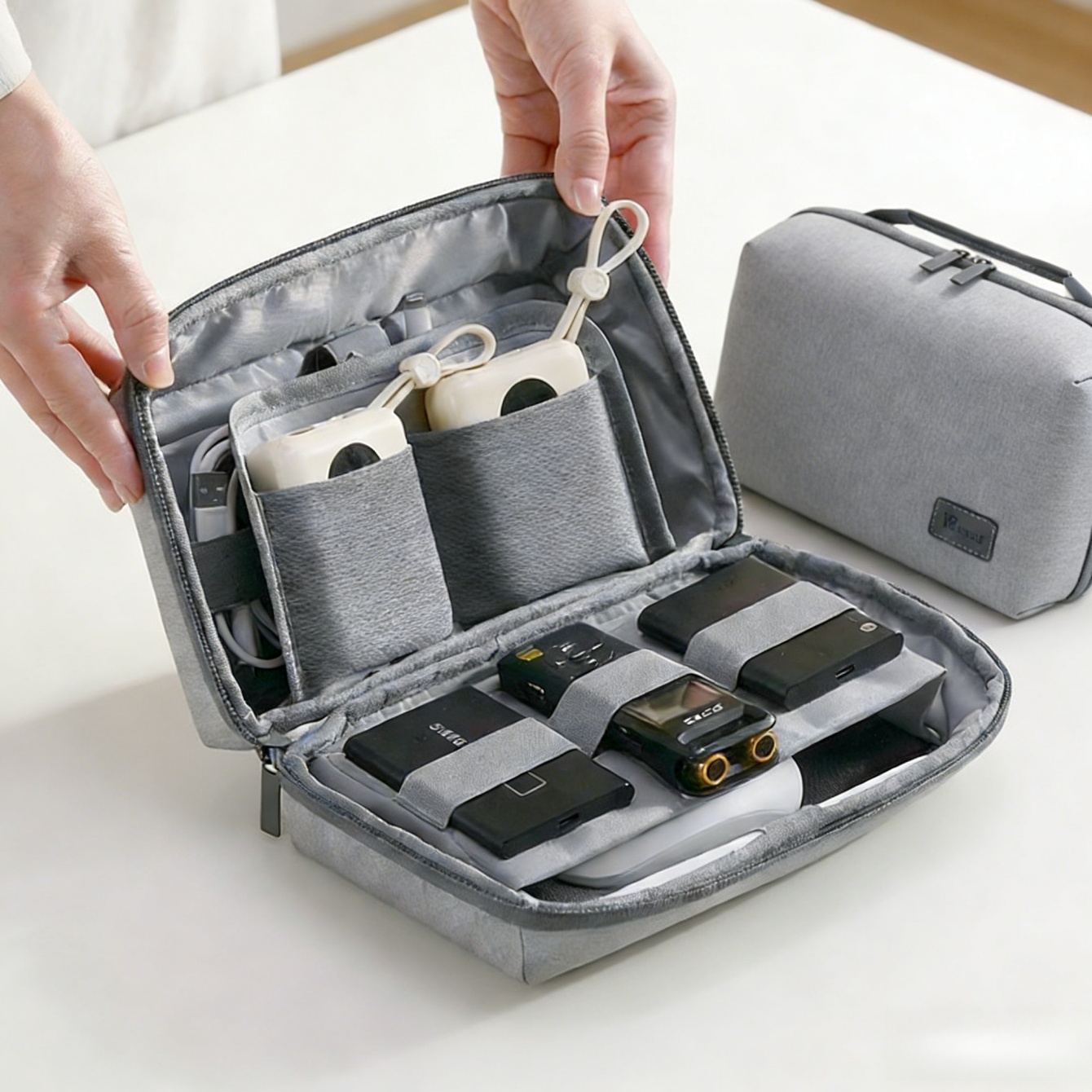 1Pc Electronics Organizer Trav - مراجعة Tech Accessories Travel Case وسعره