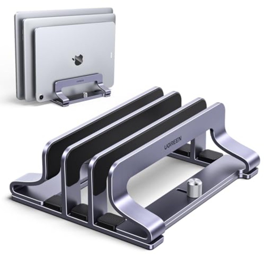 Vertical Laptop Stand Holder D - مراجعة Laptop Stand Bamboo وسعره