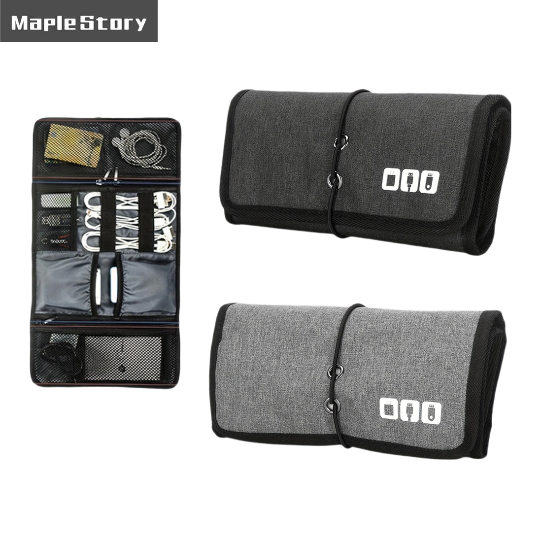 Travel Cable Storage Bag，Elect - مراجعة Tech Accessories Travel Case وسعره