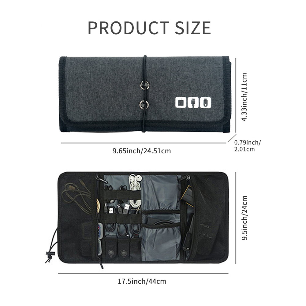 Travel Cable Storage Bag，Elect - مراجعة Tech Accessories Travel Case وسعره