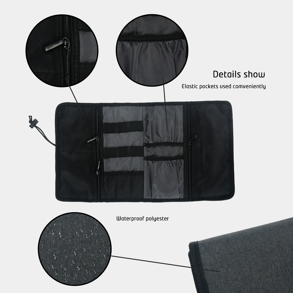 Travel Cable Storage Bag，Elect - مراجعة Tech Accessories Travel Case وسعره