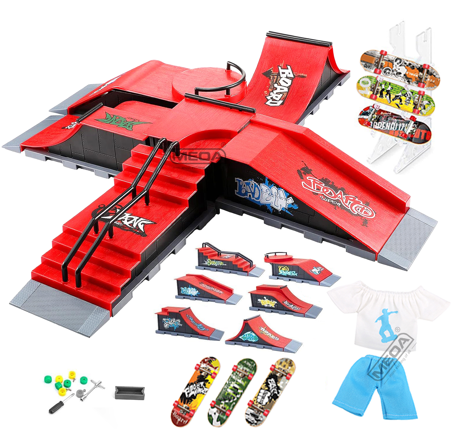 DIY Finger Skatepark 6-in-1 Se - مراجعة Tech Accessories For Kids وسعره