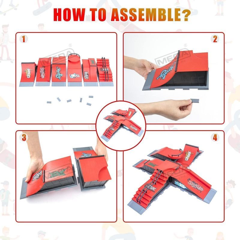 DIY Finger Skatepark 6-in-1 Se - مراجعة Tech Accessories For Kids وسعره