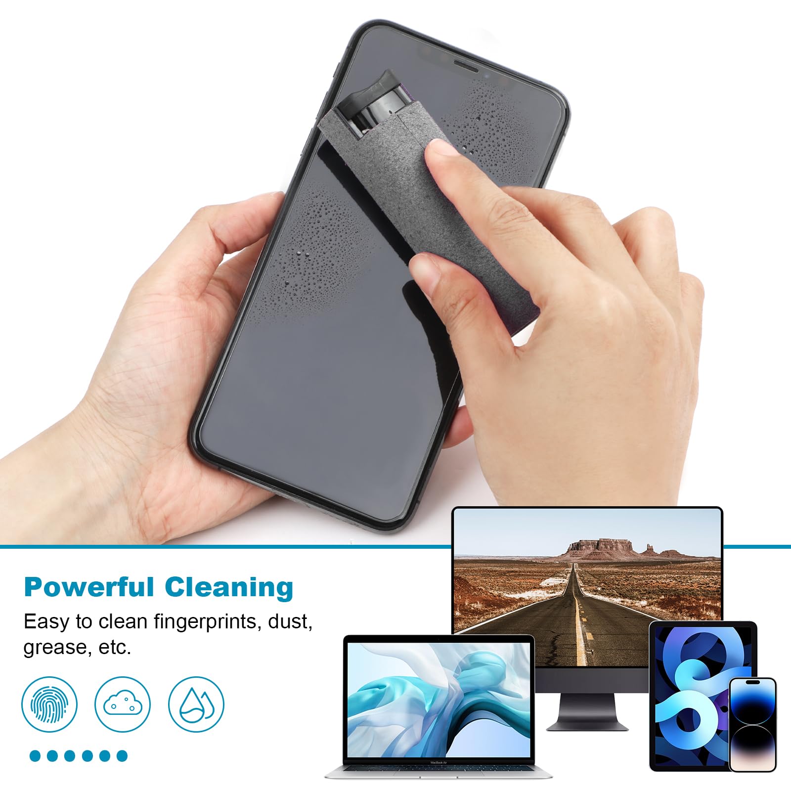 2-in-1 Mobile Phone Screen Spr - مراجعة Screen Cleaner Spray وسعره