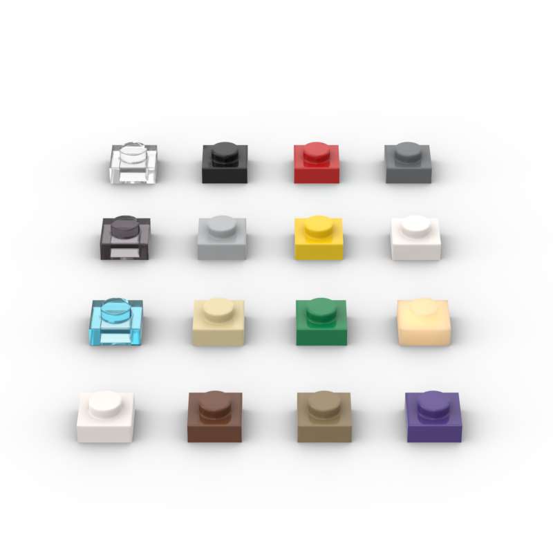 MOC 10PCS 3024 1x1 Plate Build - مراجعة Tech Accessories For Kids وسعره