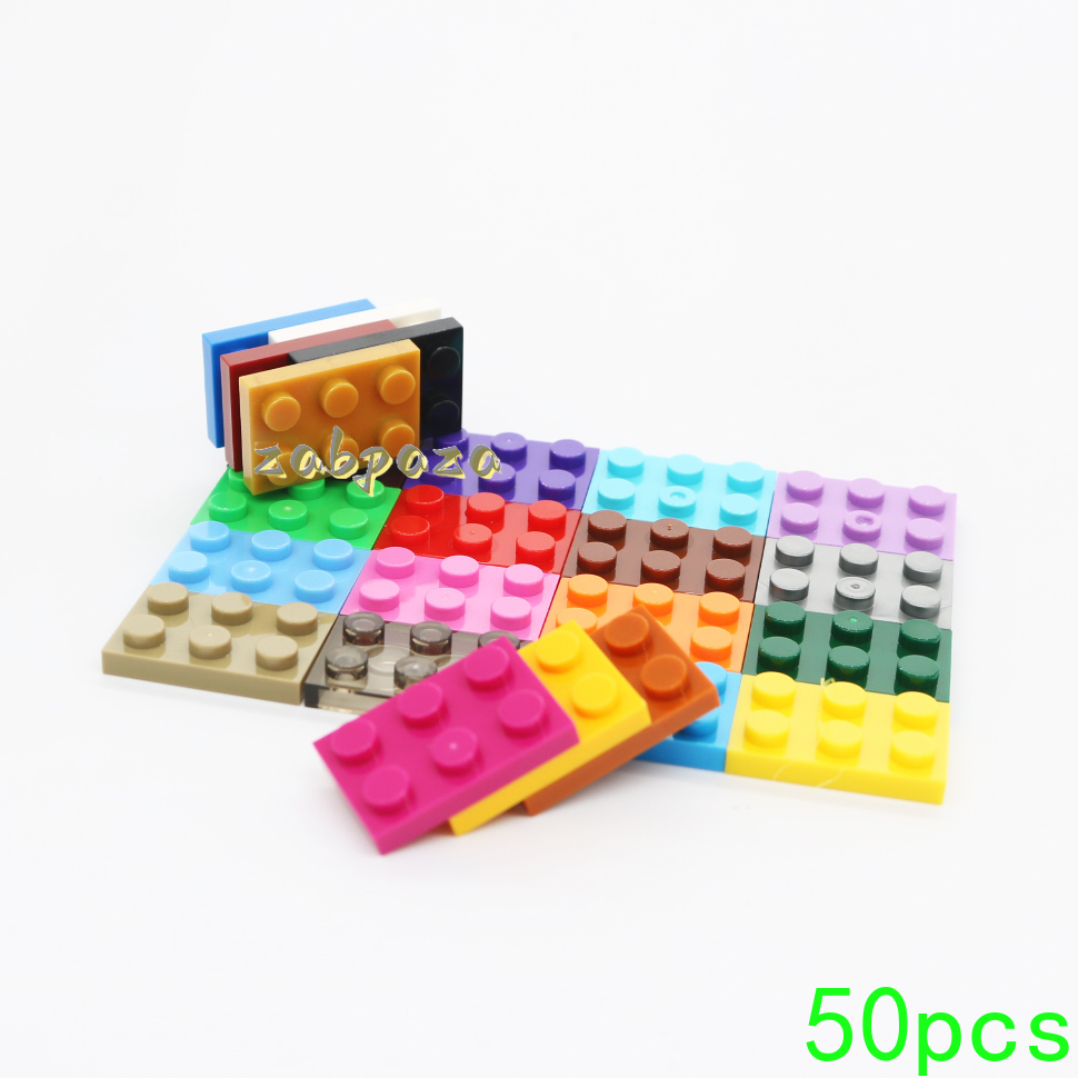 50PCS MOC 3021 2x3 Plate Build - مراجعة Tech Accessories For Kids وسعره