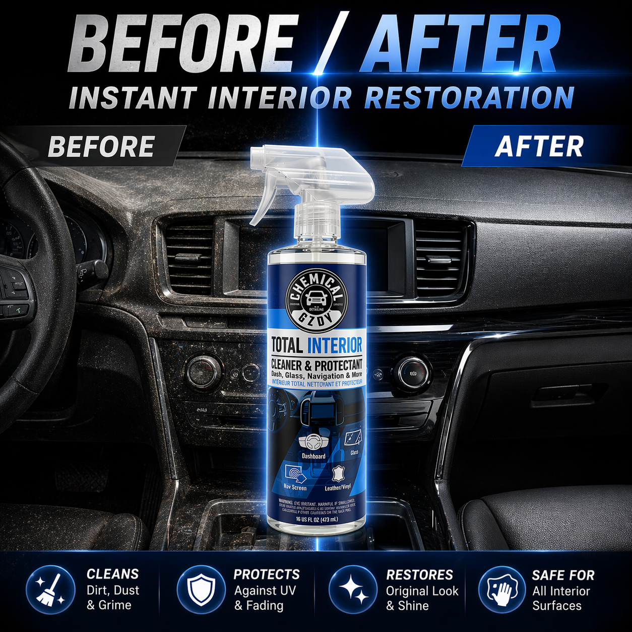 Total Interior Cleaner 473ml – - مراجعة Screen Cleaner Spray وسعره