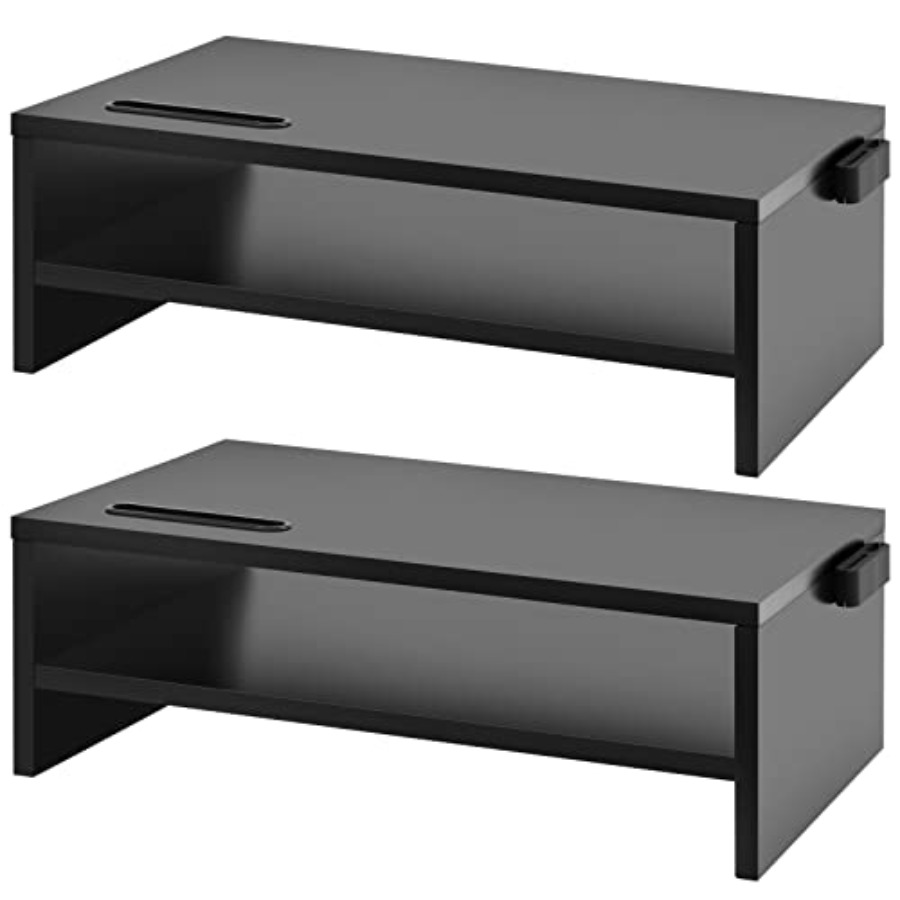 Monitor Stand Riser, 2 Pack 16 - مراجعة Laptop Stand Bamboo وسعره