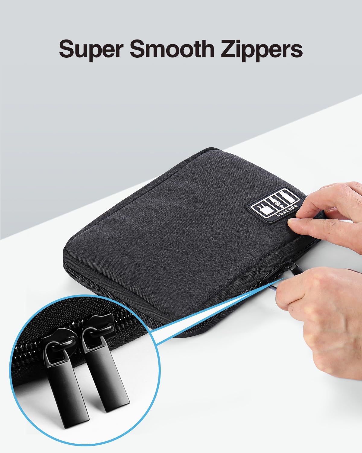 Travel Cable Organizer Bag, Fl - مراجعة Tech Accessories Travel Case وسعره