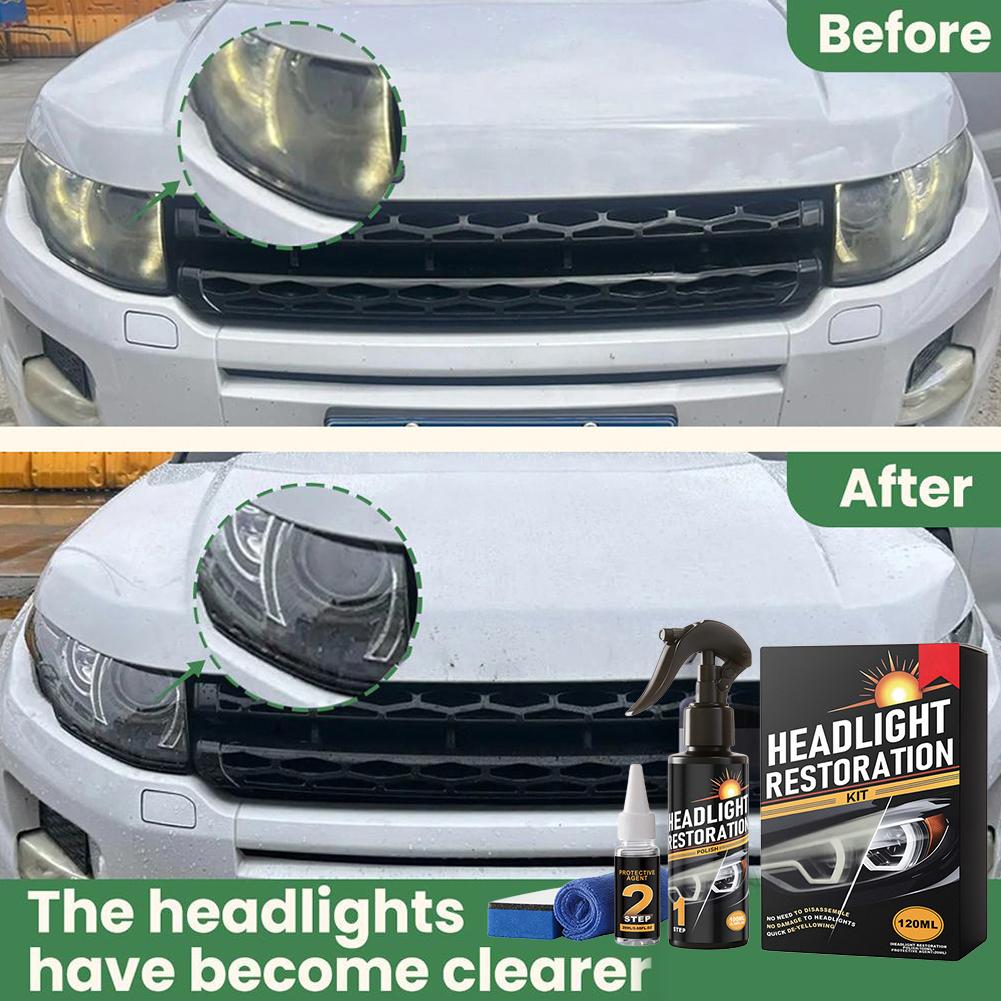 2-Step Car Headlight Restorati - مراجعة Screen Cleaner Spray وسعره
