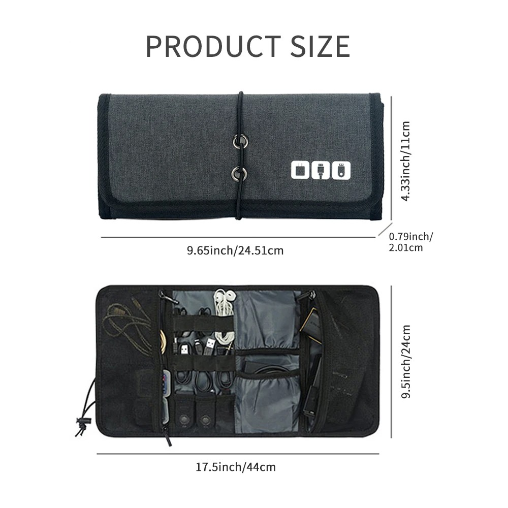 Electronic Organizer Cord Pouc - مراجعة Tech Accessories Travel Case وسعره