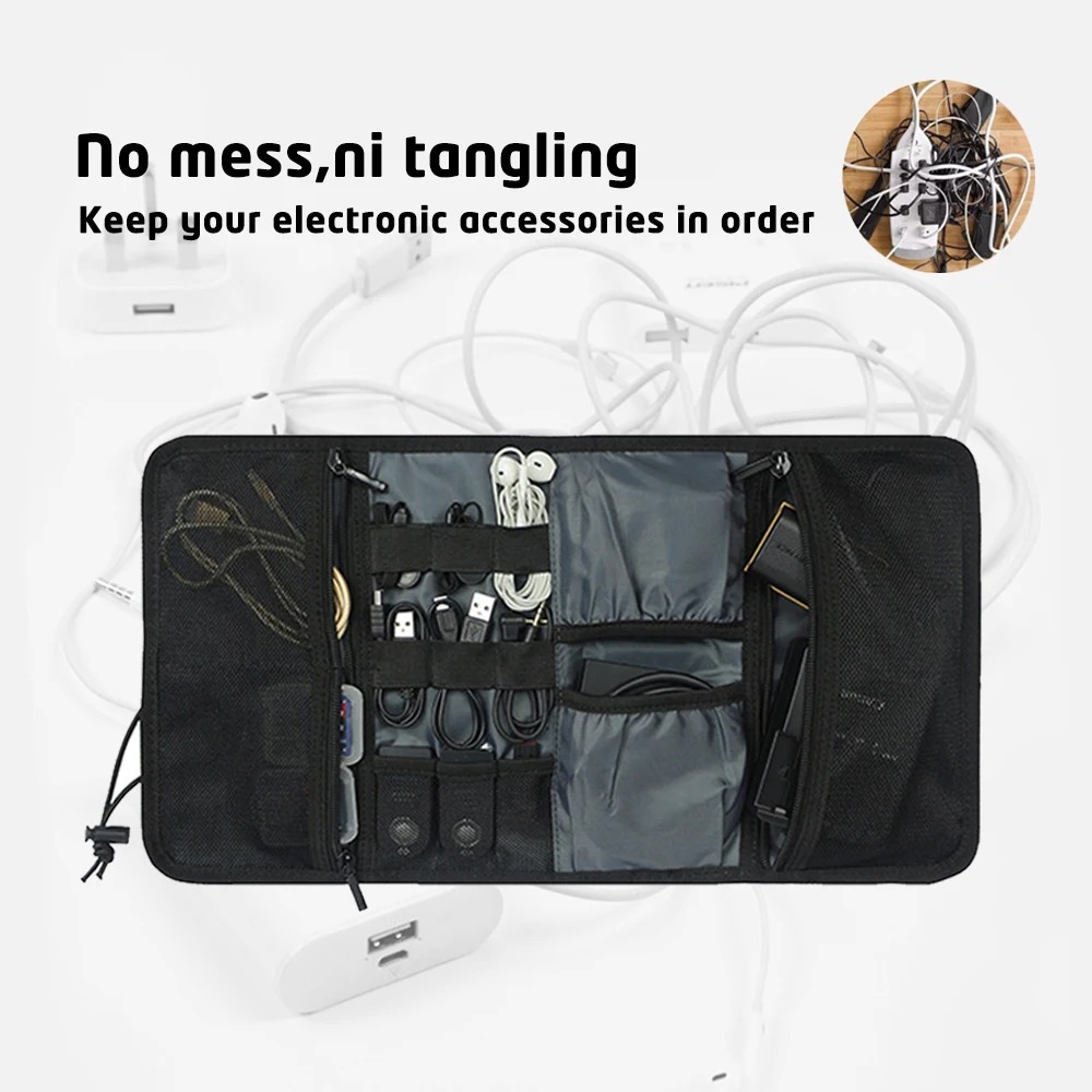 Electronic Organizer Cord Pouc - مراجعة Tech Accessories Travel Case وسعره