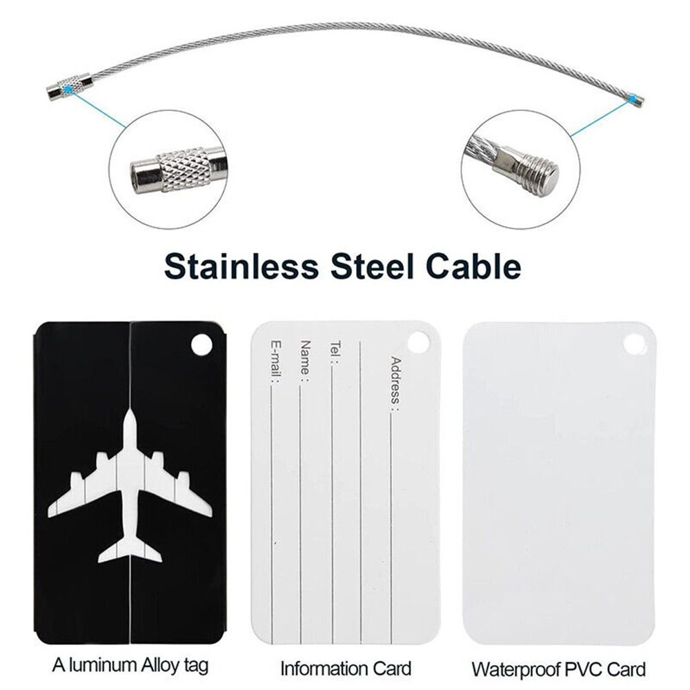 Aluminium Travel Luggage Tags  - مراجعة Tech Accessories For Travel وسعره