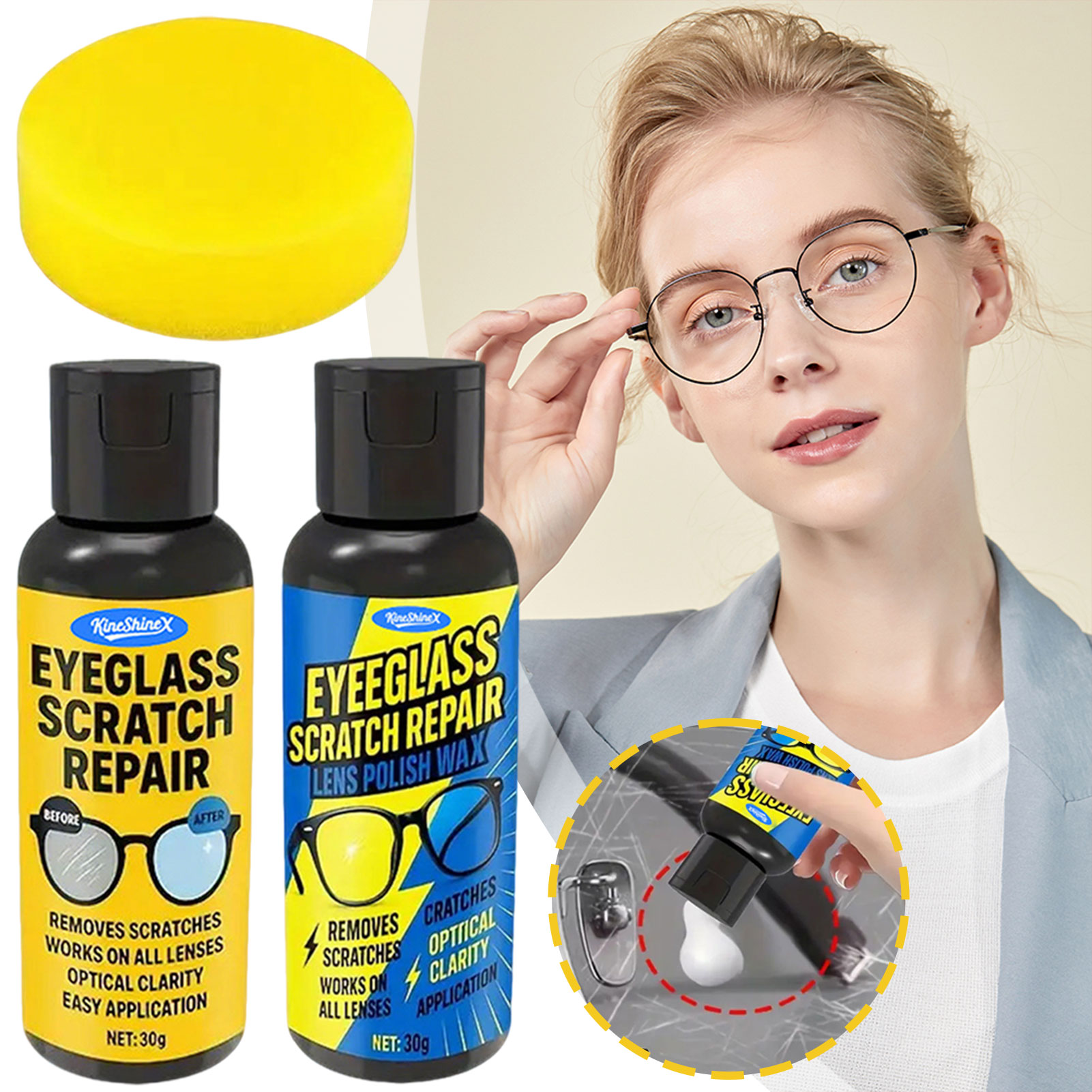 30g Scratch Remover for Eyegla - مراجعة Screen Cleaner Spray وسعره