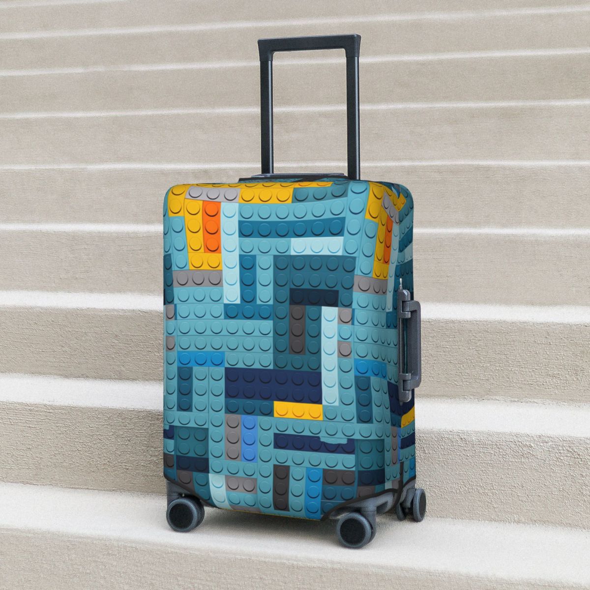 Blue Tech Pixel Building Block - مراجعة Tech Accessories Travel Case وسعره