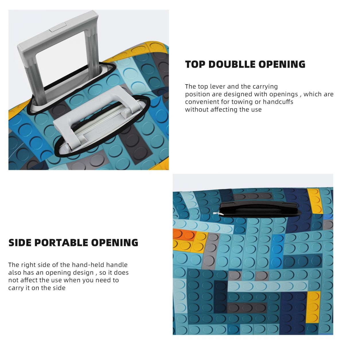 Blue Tech Pixel Building Block - مراجعة Tech Accessories Travel Case وسعره