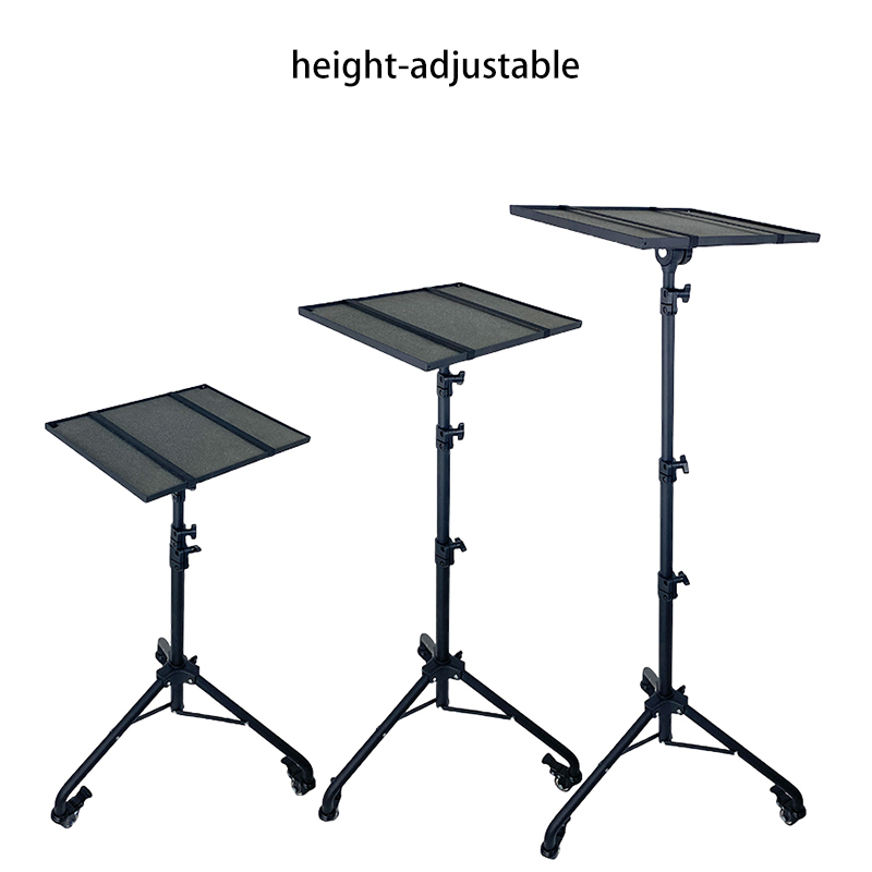 Wheel Mobile Tripod Adjustable - مراجعة Laptop Stand Bamboo وسعره