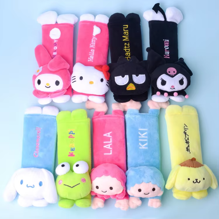 Sanrio Car Seat Belt Shoulder  - مراجعة Kawaii Tech Accessories وسعره