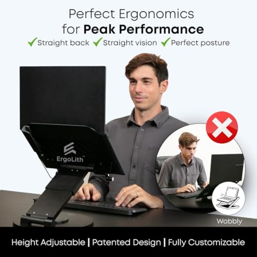 3-in-1 Adjustable Laptop Stand - مراجعة Laptop Stand Bamboo وسعره