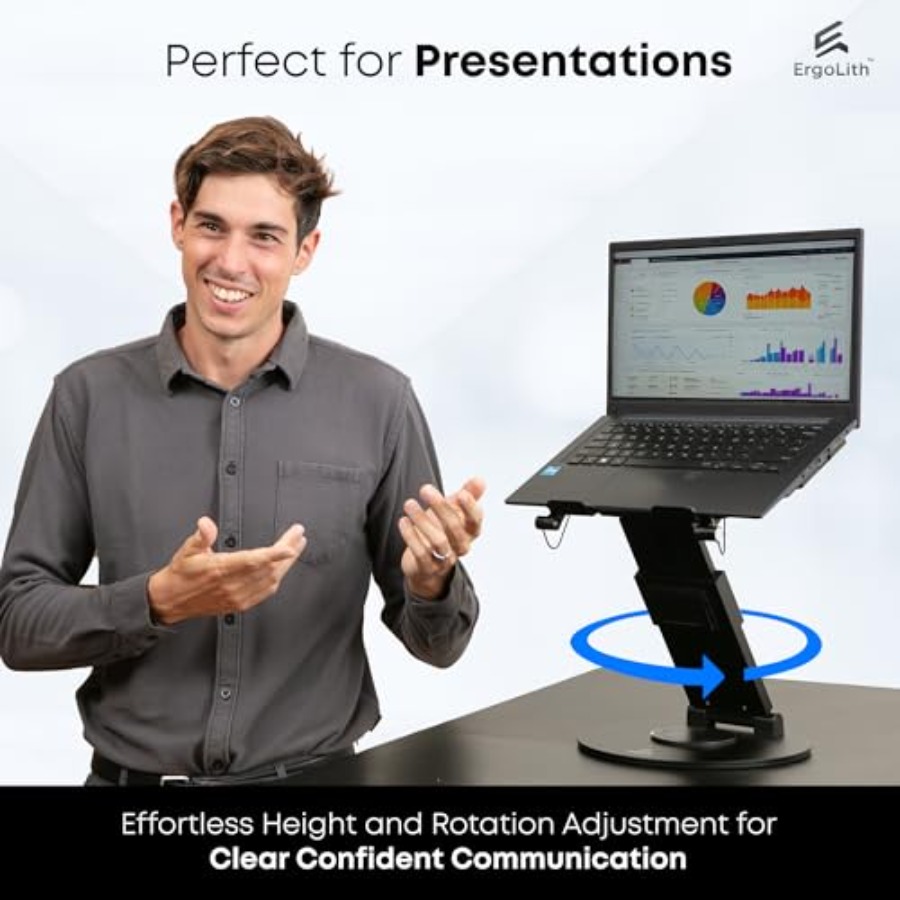 3-in-1 Adjustable Laptop Stand - مراجعة Laptop Stand Bamboo وسعره